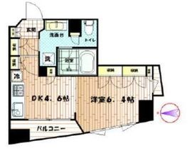 ユニーブル杉並高円寺 7階 間取り図