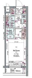 コンシェリア品川南 THE GRAND RESIDENCE 5階 間取り図
