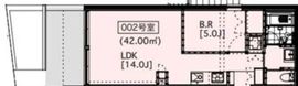 エクセルシオール目黒青葉台 002 間取り図