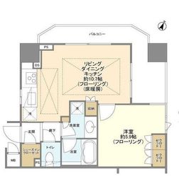 レフィール神保町 9階 間取り図