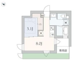 グランデュオ代々木3 (GranDuo YoyogiⅢ) 104 間取り図