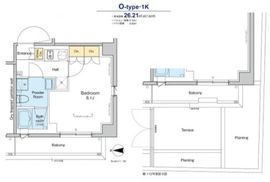プラウドフラット品川大井町 312 間取り図