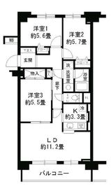ブライトハウスJ 103 間取り図