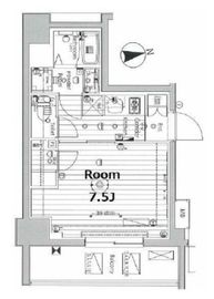 プロスタイルウェルス品川戸越MD 203 間取り図