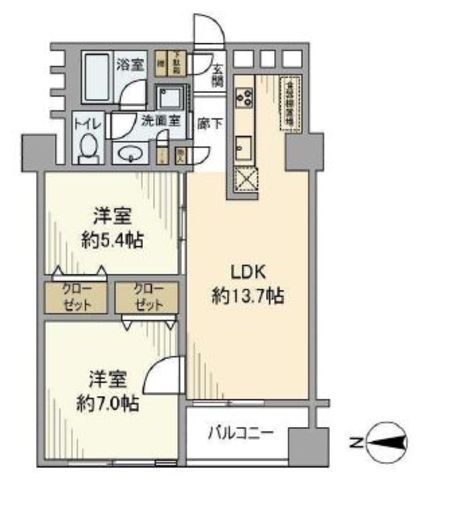 高輪グランドパームス 10階 間取り図