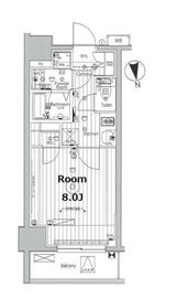 プロスタイルウェルス品川戸越MD 402 間取り図