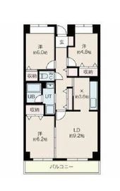 目黒本町マンション 105 間取り図