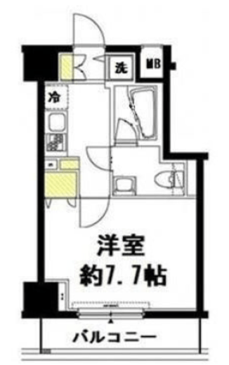 アクサス神楽坂Sta． 9階 間取り図
