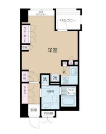 アクシア新宿御苑 3階 間取り図
