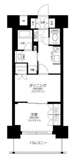 デュオステージ王子Ⅱ 10階 間取り図