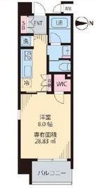 ビイルーム武蔵小杉 (beRoom 武蔵小杉) 308 間取り図