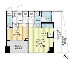 ライオンズマンション高田馬場サウスレジデンス 1階 間取り図