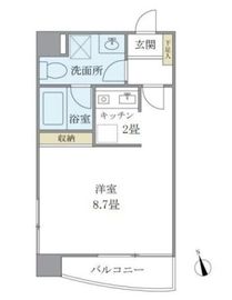 ティアラ恵比寿 201 間取り図