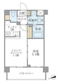 プレミアコンフォート西荻窪 104 間取り図