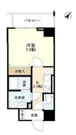 ヴェレ森下 402 間取り図