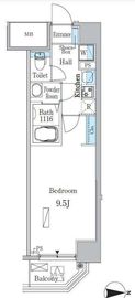 オープンブルーム入谷 502 間取り図