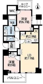 アールブラン南品川レジデンス 6階 間取り図