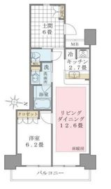 ブリリアイスト東雲キャナルコート 426 間取り図