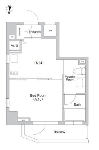 プライムアーバン三軒茶屋 305 間取り図