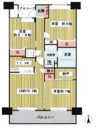 アソシエール中野弐番館 302 間取り図