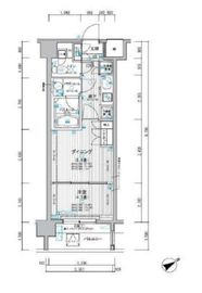 ミリアレジデンス東池袋 505 間取り図