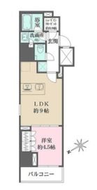 ザ・パークワンズ門前仲町 4階 間取り図