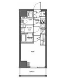 プレミアムキューブ品川戸越#mo 10階 間取り図