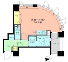 ラフィネジュ学芸大学 505 間取り図