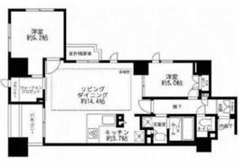 ザ・パームス高田馬場四丁目 1103 間取り図