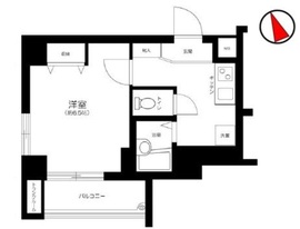 ラ・ピアッツァ麻布十番 4階 間取り図