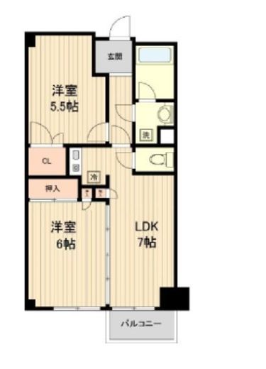アーバンコートサカスⅢ 106 間取り図
