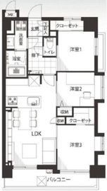 ナイスアーバン中目黒 6階 間取り図