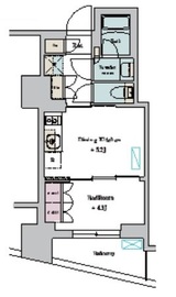 nido蔵前Avenue 302 間取り図