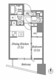 nido蔵前Avenue 303 間取り図