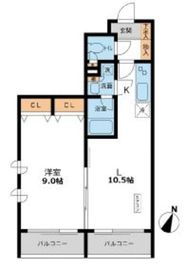 カッシア目黒 201 間取り図