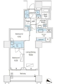 パークコート千代田四番町 3階 間取り図