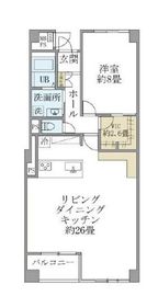グランマルジュ市ヶ谷 303 間取り図