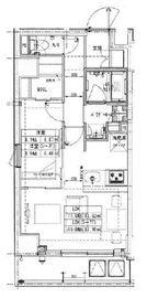 ルネサンスコート築地 901 間取り図