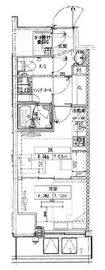 ルネサンスコート築地 202 間取り図