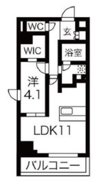 ルネサンスコート築地 1001 間取り図
