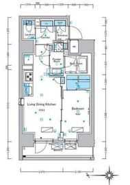ルフォンプログレ浅草入谷 904 間取り図