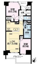 ジオ目黒 2階 間取り図