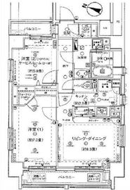 グランスイートTOKYOマークス 3階 間取り図