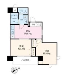 エクセシオーネお茶の水女子大学前 4階 間取り図