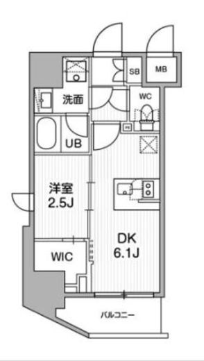 SYFORME木場 (シーフォルム木場) 601 間取り図