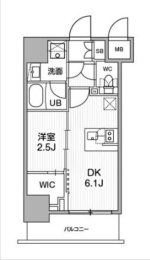 SYFORME木場 (シーフォルム木場) 604 間取り図