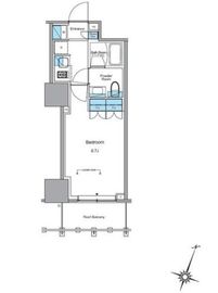 ルフォンプログレ渋谷ヒルトップ 602 間取り図