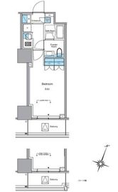 ルフォンプログレ渋谷ヒルトップ 903 間取り図