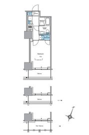 ルフォンプログレ渋谷ヒルトップ 604 間取り図