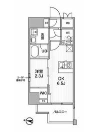 SYFORME木場Ⅱ (シーフォルム木場Ⅱ) 5階 間取り図